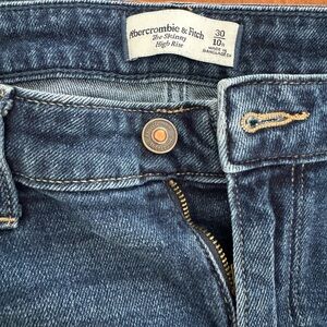 Abercrombie & Fitch Blue Denim High Rise Jeans
